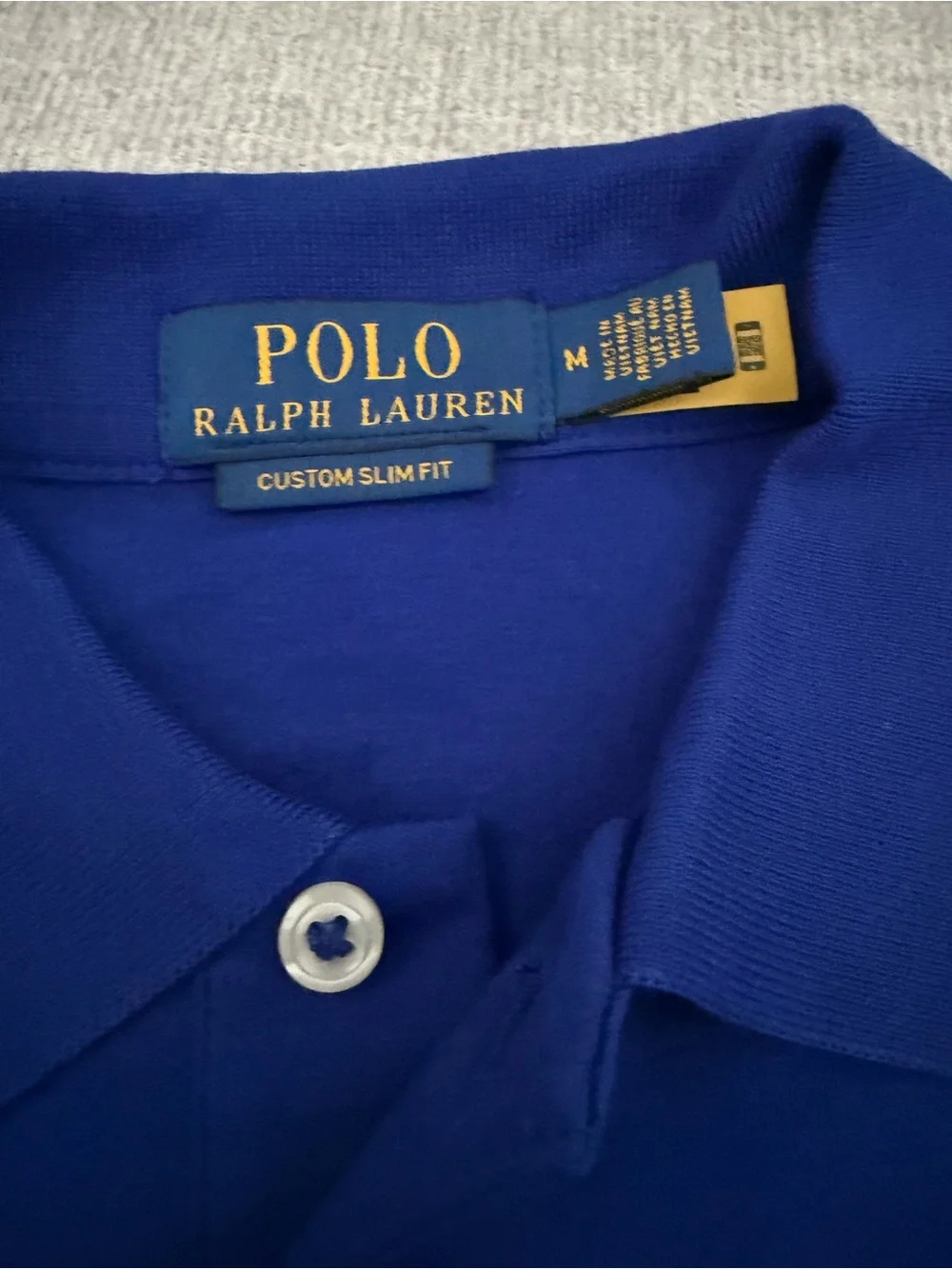 Ralph Lauren Men’s Polo Shirt in Cobalt Blue .